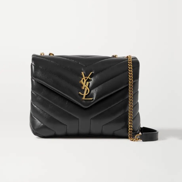 SAINT LAURENT LouLou Small Quilted Leather Shoulder Bag - Picture 1 of 15